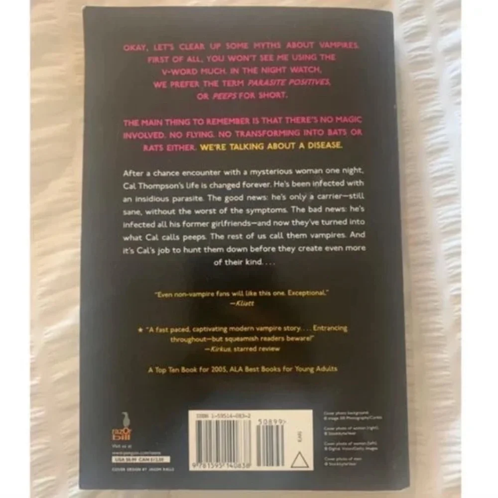 Paperback Book: Peeps by Scott Westerfeld